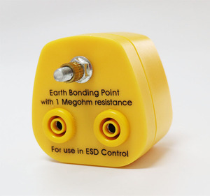 Plugue de Aterramento de Plástico Amarelo Padrão Europeu EPA Equipamento de Controle Estático Plugue Banana M5 - Soquete de Aterramento ESD de Segurança - Product Image 3