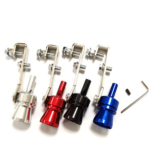 Sifflet de turbine universel en alliage d'aluminium taille <span class=keywords><strong>S</strong></span>, accessoires extérieurs automobiles, simulateur de soupape de décharge pour tuyau d'échappement de voiture - Product Image 3