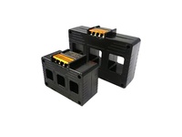 Transformateur de courant triphasé Kehui KHCT7K, classe 0.5, boîtier en plastique, noyau solide, 50A-800A AC, fixation par vis
