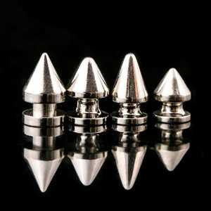 Cono de tornillo de <span class=keywords><strong>Metal</strong></span> de alta calidad, remache <span class=keywords><strong>Punk</strong></span>, remaches decorativos para ropa - Product Image 6