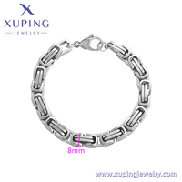 XUPING T000835032 Diseño de cadena original Antiguo Real Simple Cool Moda Acero inoxidable Pulsera de joyería de acero inoxidable