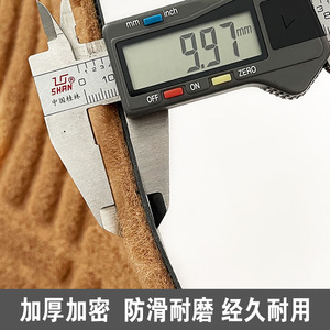 Customized Imitation Coconut Fiber Doormat Rectangle Brown Stripe Pattern Absorbent Anti Slip Commercial Use - Product Image 5