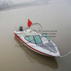 Embarcación de Asalto de Alta Calidad de 4.7M/15.4 pies <span class=keywords><strong>para</strong></span> Entretenimiento Acuático y Pesca Deportiva, <span class=keywords><strong>Yate</strong></span> con Casco de Fibra de Vidrio <span class=keywords><strong>para</strong></span> <span class=keywords><strong>6</strong></span> <span class=keywords><strong>Personas</strong></span> - Product Image 2