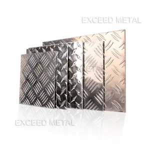 1.5 mm Thickness Diamond Embossed Aluminum Propeller Checkered Plate Sheet