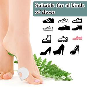 Bantalan jagung kapalan 36pcs, untuk perekat jari kaki, bantalan jagung kalus lembut untuk bagian bawah kaki jari kaki, pereda nyeri tumit - Product Image 4