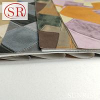 Cuir tressé tridimensionnel simulé résistant à l'usure de PVC pour la fabrication de sacs et de chaussures