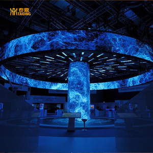 Trong nhà linh hoạt P2 HD LED Bảng điều chỉnh mềm cong trong nhà Màn hình LED tường SMD Chip tầng đứng cho quảng cáo cho thuê - Product Image 6