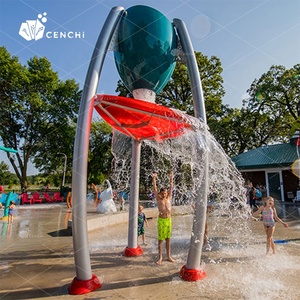 Aire de jeux aquatique Cenchi Splash Pad, équipement de parc aquatique commercial, aire de jeux aquatique d'aventure, seau géant pour le parc aquatique, seau à eau - Product Image 3