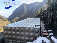 Réservoir d'eau en acier inoxydable 201 de 1000 litres à 5 000 000 litres, fabriqué en Chine, pour eau potable, panneau assemblé de 50 000 litres, pour l'Ouganda
