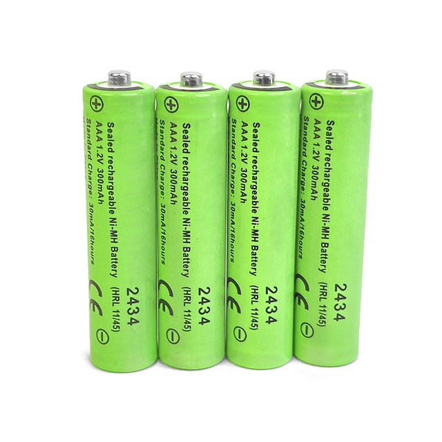 Factory OEM&ODM AA 3A NIMH Rechargeable Battery 1.2v Large Capacity 300mah 1100mah Nickel Battery