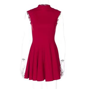 Vestido Midi Casual de Verano 2025, Lino y Algodón, Personalizado, Sin Mangas, con Volantes, Moderno, Nuevo Vestido Personalizado para Mujer - Product Image 6