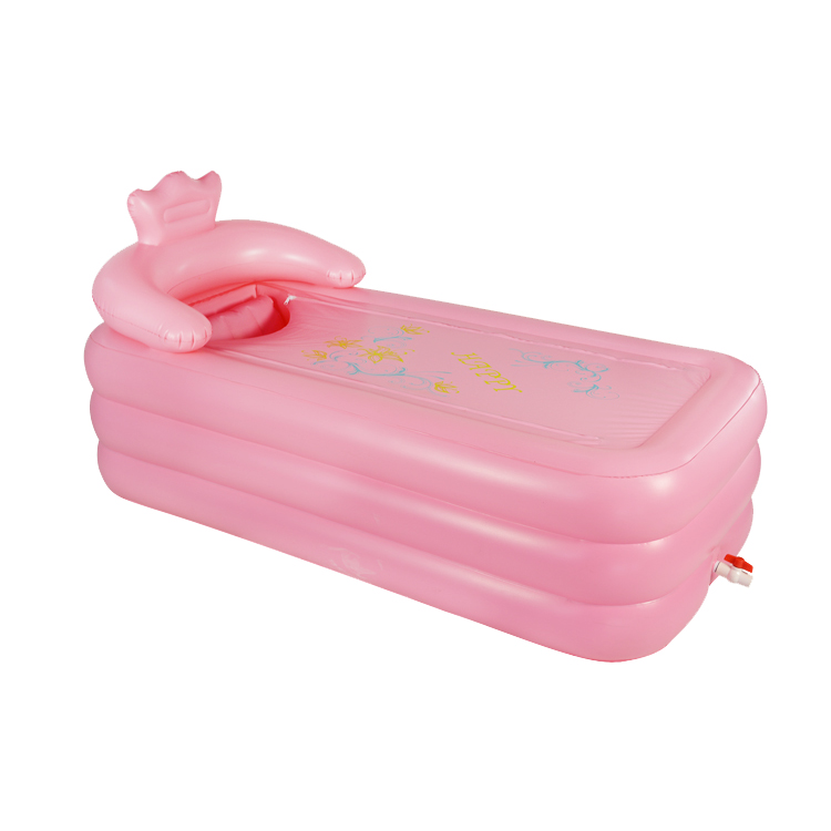 Надувная портативная Ванна со спинкой для взрослых
