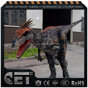 Disfraz <span class=keywords><strong>de</strong></span> Dinosaurio Raptor Realista con Patas Visibles para Atracciones <span class=keywords><strong>de</strong></span> Entretenimiento al Aire Libre en Venta - Product Image 6