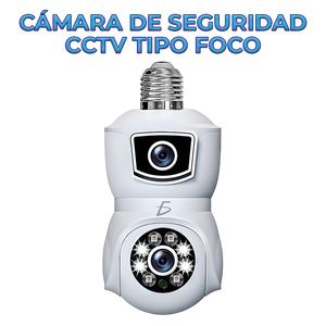 Cmara De Seguridad <b>Cctv</b> Tipo Foco 4 Megapixel Con Lente Led Infrarrojo Para Interior Y Exterior - Product Image 2