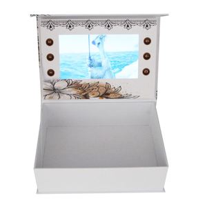 Nueva Caja de Regalo con Pantalla LCD y Video, Estilo Romántico, Video de Boda, Pantalla Promocional, Tarjeta de Invitación para Marketing con Tarjetas de Felicitación - Product Image 3