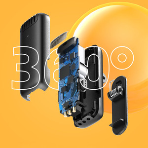 Aomago ไมโครโฟนลาวาเลียร์ไร้สาย WM200 Type-C สำหรับการบันทึกการสัมภาษณ์พอดคาสต์และการบรรยายด้วยแบตเตอรี่แบบชาร์จไฟได้