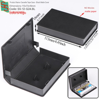 Boîte de rangement personnalisée pour cassettes audio vierges, en PP, boîte de protection, organisateur de cassettes VHS et de jeux vidéo, présentoir recyclable