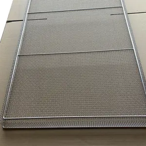 Stainless Steel 304 Woven Wire Mesh Baking Tray Drying Tray Drying Basket For Drying Room