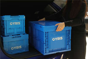 QS Giá Rẻ Ráp Hộp Lưu Trữ Nhựa Gấp Di Chuyển Crate Công Nghiệp Stackable <span class=keywords><strong>Totes</strong></span> Quần Áo Kids Toy Container Ráp - Product Image 5