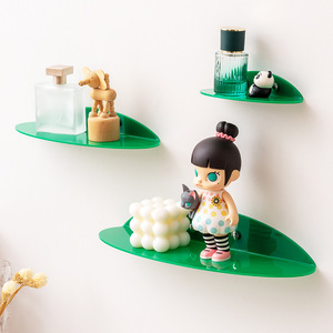 Acrílico transparente que no deja marcas sin perforaciones Ins decorativo hogar sala de estar Almacenamiento de libros estante de pared estantes flotantes - Product Image 2