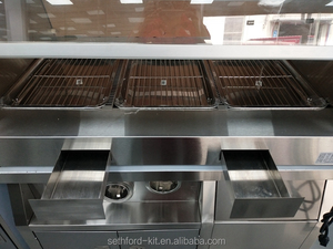 Calentador de alimentos eléctrico de 1,5 m, con sartén GN, escaparate de comida caliente, calentador de Chips de pollo fritos - Product Image 6