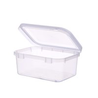Contenants en plastique réutilisables sans BPA avec couvercles, empilables, transparents, hermétiques, boîtes de rangement pour la cuisine, design durable et gain de place