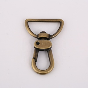 Sang Trọng Cổ Điển <span class=keywords><strong>Brass</strong></span>/Kẽm Hợp Kim Xoay Snap <span class=keywords><strong>Hook</strong></span> D-Ring Cơ Sở Kim Loại <span class=keywords><strong>Clasp</strong></span> | Thân Thiện Với Môi Da Ví Dây Đeo Tùy Chỉnh Màu Sắc - Product Image 4