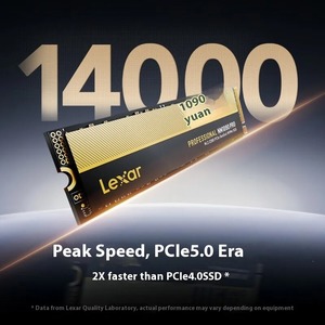 Lexar-Disco duro NM1090 PRO SSD TB de 1 y 2TB, unidad de estado sólido NVMe M.2 PCIe 5,0x4 de alta velocidad, hasta 14000 MB/s - Product Image 4