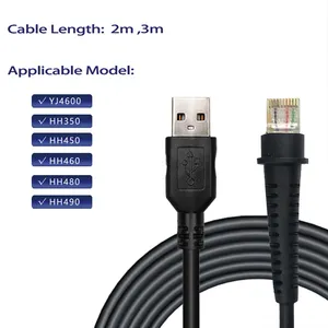 Di alta qualità lettore di codici a barre dati rj50 rj45 cavo per il pozzo di miele MS5145 MS7120 RS232 cavo seriale convertito in cavo USB