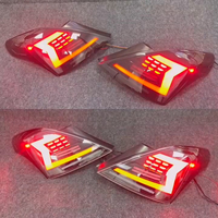 Feux arrière LED modifiés avec clignotants, feux de freinage, feux de recul et feux stop pour Nissan Versa 2012-2019 - Pièces automobiles