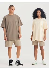 Camiseta de Luxo Oversized Masculina Personalizada de Alta Qualidade com Ombro Caído 100% Algodão Estampada Estilo Streetwear Tecido Grosso - Product Image 2