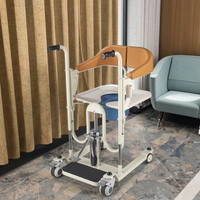 Chaise d'aisance multifonctionnelle hydraulique pour le transfert du patient Équipement de sécurité pour la salle de bain pour le transfert des toilettes
