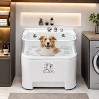 Système de Bain d'Ozone pour Chien avec Eau Chauffée et Bulles d'Ozone pour Thérapie Cutanée