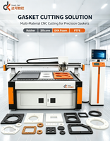 Machine de découpe CNC à lame oscillante pour joints en caoutchouc, PTFE, graphite – Équipement de fabrication de joints d'étanchéité