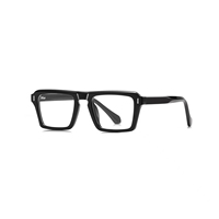 Monture de lunettes TR, monture de lunettes carrée rétro, monture transparente ultra légère et tendance