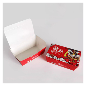 Boîte d'emballage en papier personnalisée à prix abordable, de bonne qualité, jetable, pour frites, nuggets de poulet, ailes de poulet, pour emporter - Product Image 6