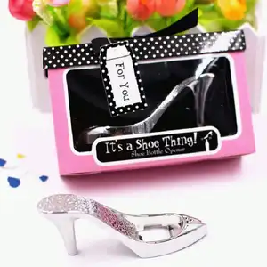 Flaschen öffner Legierung High Heels Form Bierflaschen öffner Tragbare Getränke Soada Getränke Flaschen öffner Hochzeit Weihnachts geschenk