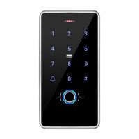Lector de Huellas Dactilares Biométrico IP65 Resistente al Agua, Lector de Tarjetas RFID WG26, Panel Táctil, Control de Acceso para Cerradura Magnética Eléctrica