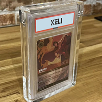 Support acrylique de support de cas de carte à collectionner de dalle de carte graduée de sports de résistance UV pour la dalle de carte graduée PS-A CGC BGS ACE