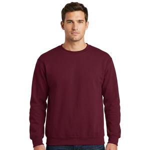promotionWholesale 350GSM Crew Neck Unisex 100% Cotton Oversized <b>Sweatshirt</b> Embroidered Crewneck Men Blank O Neck <b>Sweatshirt</b> - Product Image 1