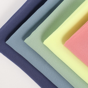 Trong Kho 230 + Màu Sắc 100% Polyester 75D 100gsm Đồng Bằng Ngọc Trai Voan Vải Cho Hijab - Product Image 5