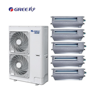 Système multi-VRF compact GMV5 de 2, 3, 4 et 5 tonnes, climatiseurs centraux commerciaux, pompes à chaleur, climatisation centrale commerciale par conduits