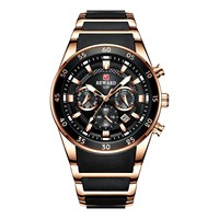 Herrenuhren, Automatische Mechanische Chronograph Wasserdichte Chronograph Herren Sportuhr