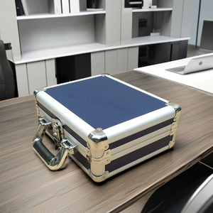 Màu xanh đậm chống cháy board khung hợp kim nhôm phụ kiện phần cứng Hiển Thị hộp công cụ lưu trữ trường hợp chuyến bay - Product Image 2