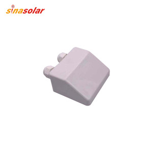 <span class=keywords><strong>Venta</strong></span> blanco Dual Solar impermeable de entrada de Cable ABS resistente a Panel de techo plano soporte de montaje para RV - Product Image 6