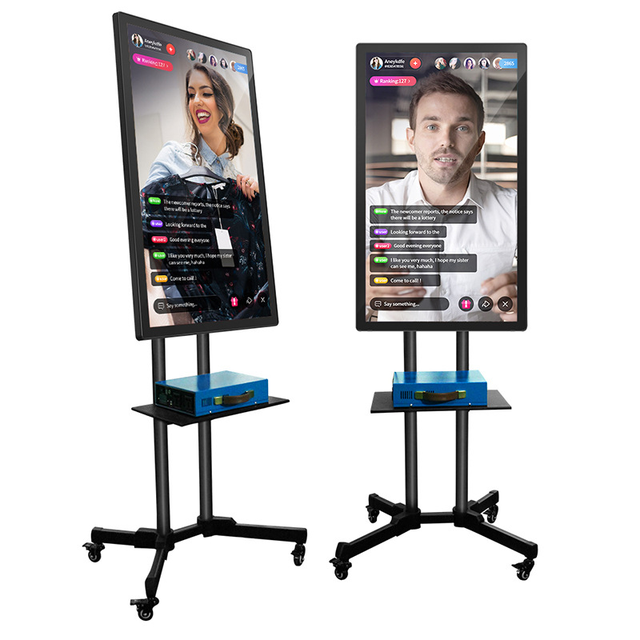 32-55 Inch Live Machine Vertical Streaming Broadcast Live Interactive Screen Displays