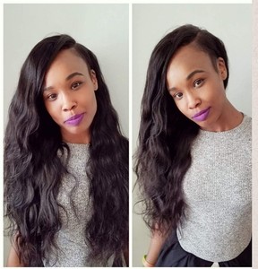 Lsy vẻ đẹp Hot Bán <span class=keywords><strong>Side</strong></span> phần ấn độ cơ thể sóng <span class=keywords><strong>U</strong></span> phần tóc giả tóc tự nhiên của con người tóc giả tóc pha trộn tóc với clip - Product Image 6