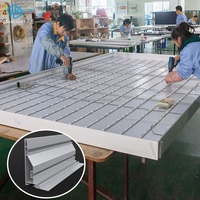 Cadre en aluminium extrudé simple face pour enseignes lumineuses, caissons lumineux et systèmes d'affichage en tissu