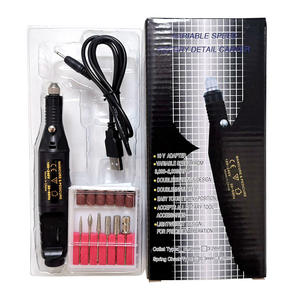 SunelPort ネイルプラスチックブラシレスモーターネイルグラインダー箱入りUSBケーブルミニポータブル電動ペンプラグインハイパワープロフェッショナル - Product Image 4