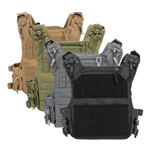 En stock Porte-plaques tactique d'assaut en nylon 1000D découpé au laser, personnalisable, compatible Molle - Product Image 1